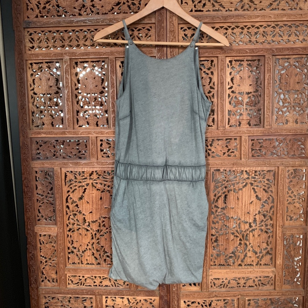 Italian gray knit dress
